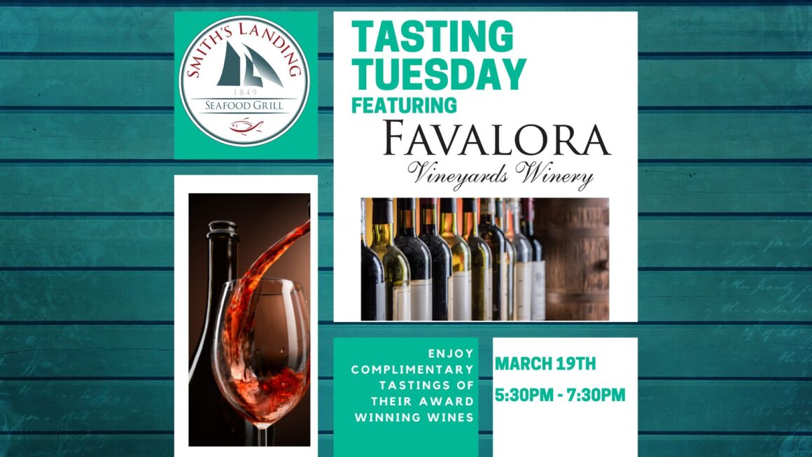 Tasting Tuesday featuring Favalora Vineyards Winery